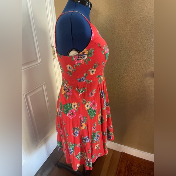 Old Navy Tropical Midi Dress / Excellent Condition / Size L ❤️🌺 - Picture 2 of 7